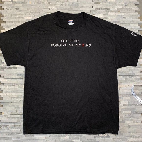 Mens Seven Deadly Zins T Shirt Sins Size XL Extra Large Michael David Wi… - Picture 1 of 8